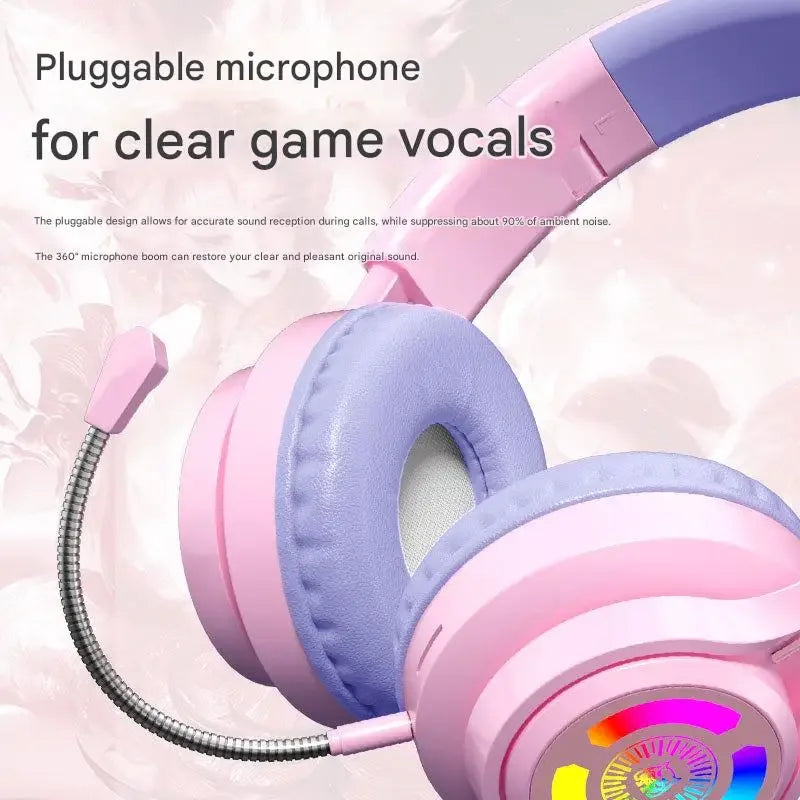 NekoSound RGB Cat Ear Gaming Headset