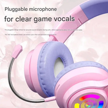 NekoSound RGB Cat Ear Gaming Headset