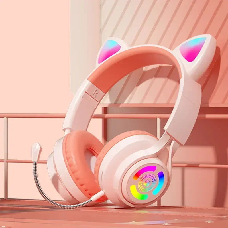 NekoSound RGB Cat Ear Gaming Headset