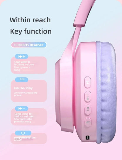 NekoSound RGB Cat Ear Gaming Headset