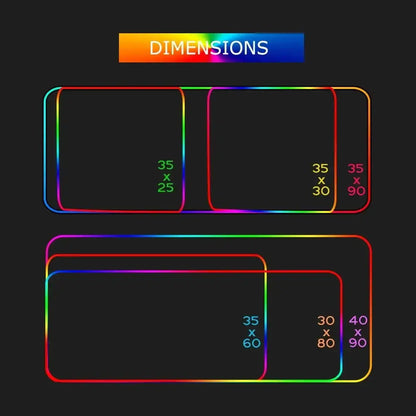 WaveArt RGB Gaming Desk Mat