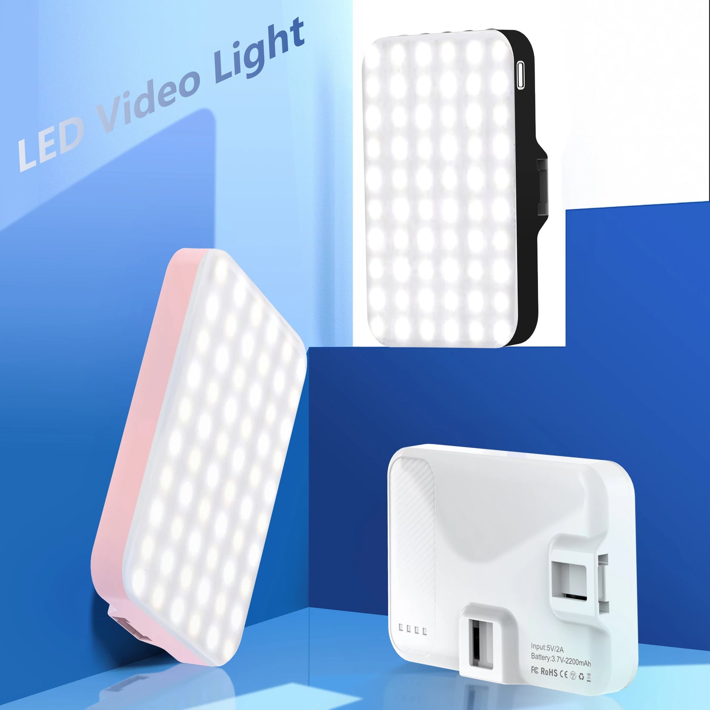 Selfie Light - 60 High-quality LED Beads Portable on Light for Phone/Tablet/Laptop