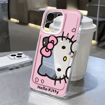 Hello Kitty Pink Face Bow Strap Phone Case