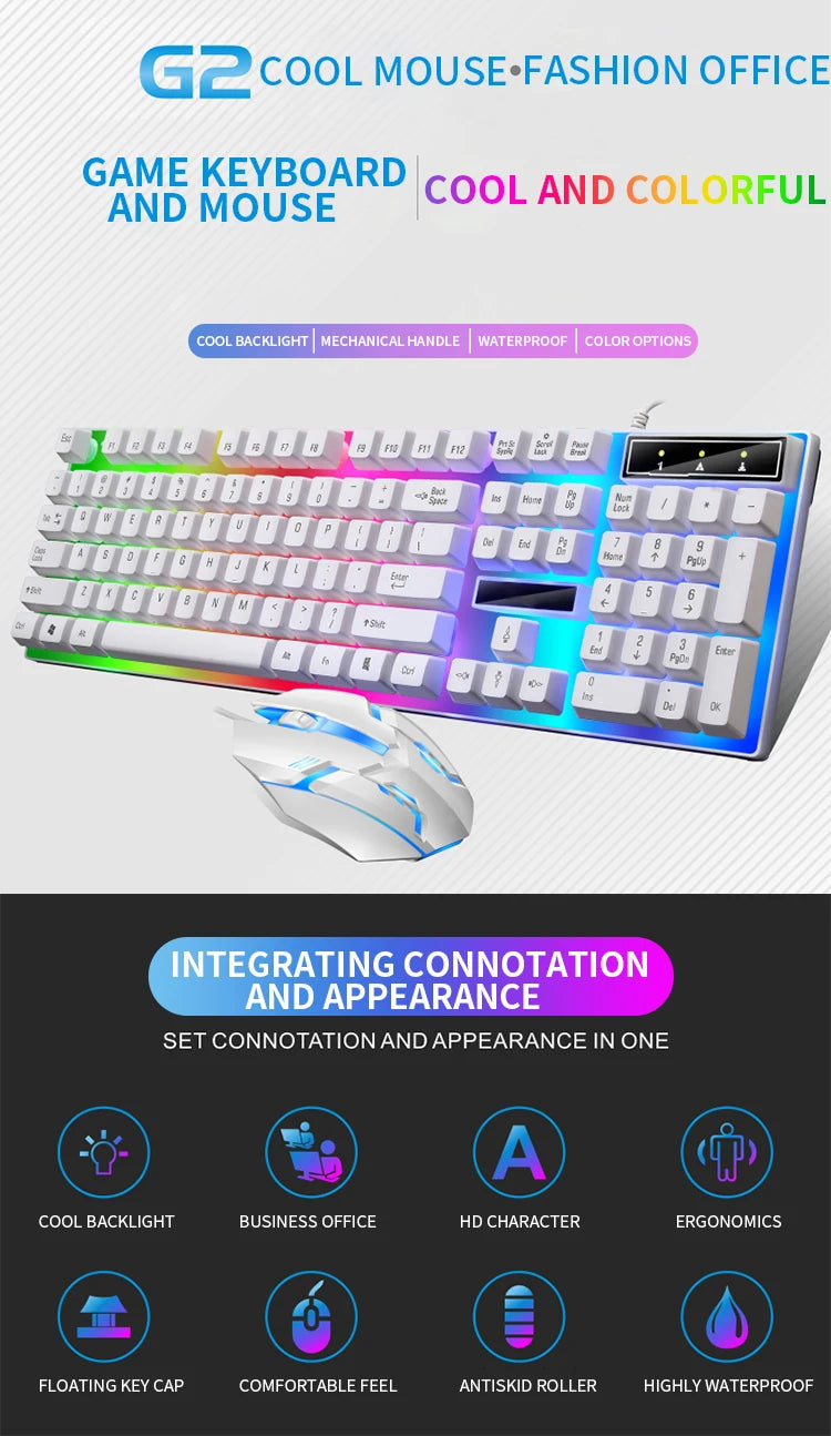 GameSync RGB Keyboard & Mouse Combo