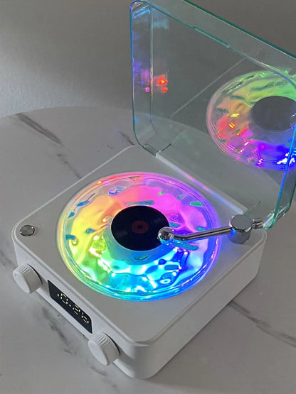 Mini Retro White Noise Bluetooth Speaker with RGB lights