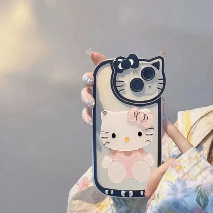 Sanrio Hello Kitty Phone Case with Mirror For iPhone