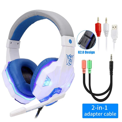 SonicWave LED Gaming Headset