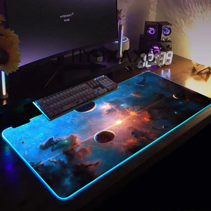 SolarSystem XXL RGB Gaming Desk Mat