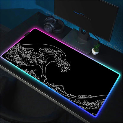 WaveArt RGB Gaming Desk Mat