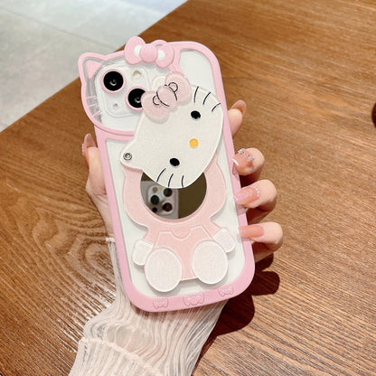 Sanrio Hello Kitty Phone Case with Mirror For iPhone