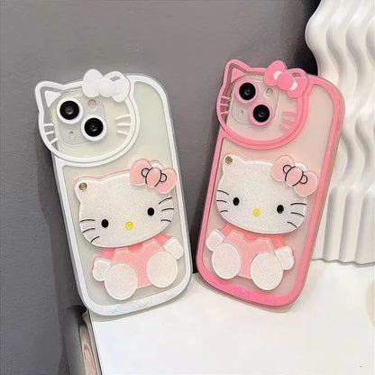 Sanrio Hello Kitty Phone Case with Mirror For iPhone