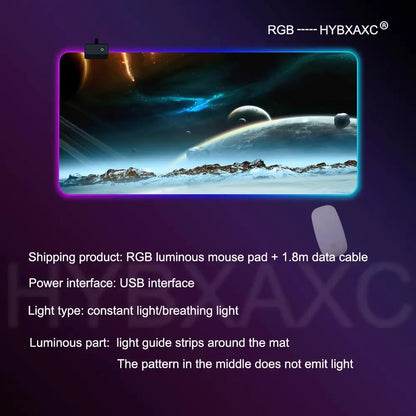 SolarSystem XXL RGB Gaming Desk Mat