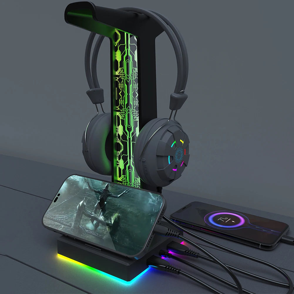 PowerStand RGB Headset Hub