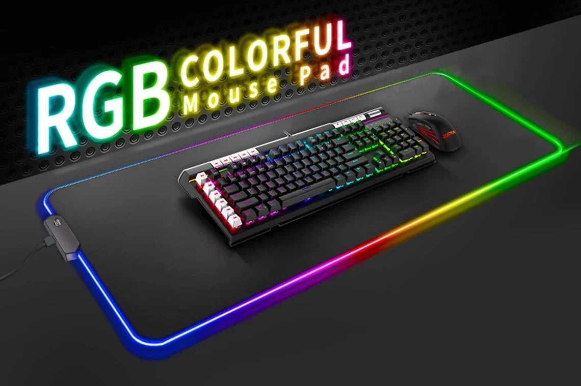 KittyGlow RGB Gaming Desk Mat