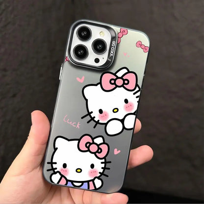 Matte Black Hello Kitty Phone Case