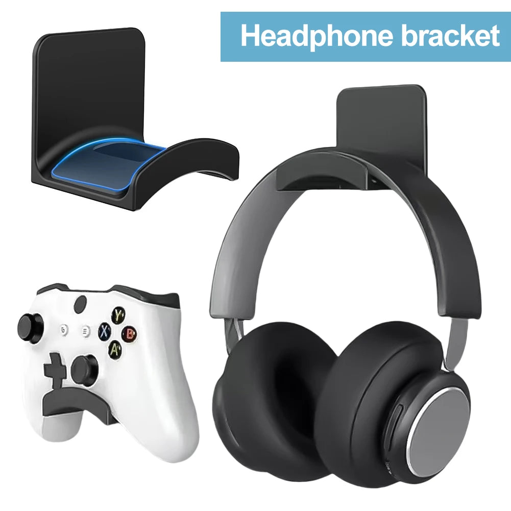 Headset Stand with Bracket - Universal Earphone Display