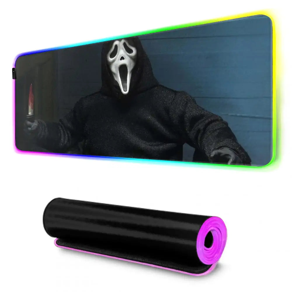 Ghost Face RGB Gaming Desk Mat