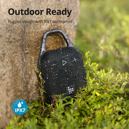Portable Waterproof Bluetooth Speaker with Hook 20H of Playtime