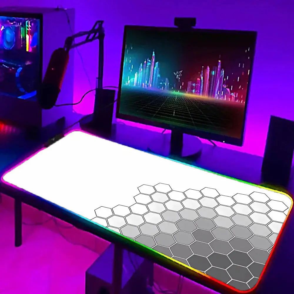 GeoLux XXL RGB Gaming Desk Mat