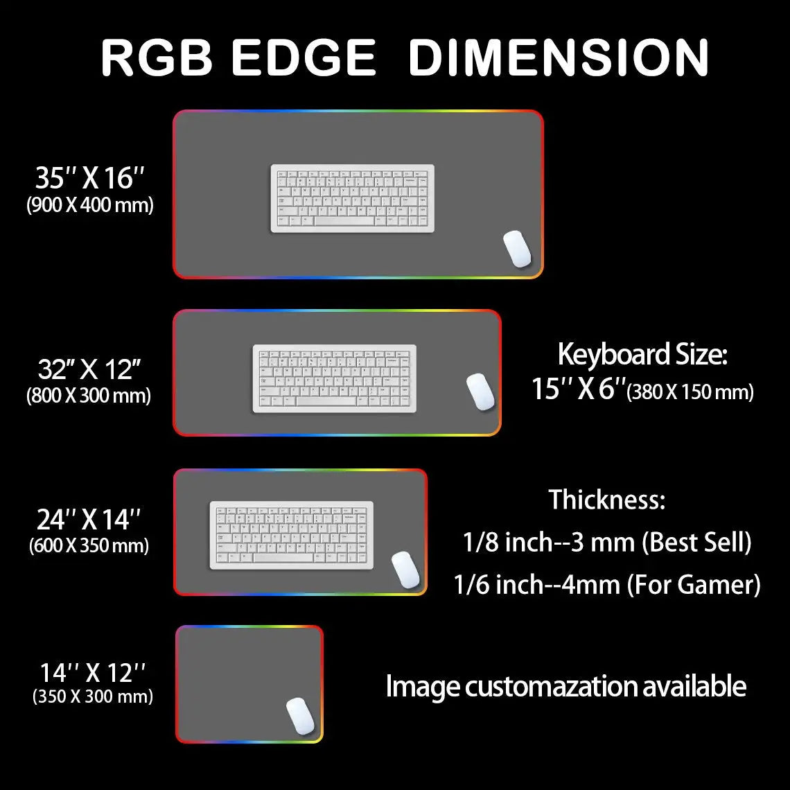 GamePad XXL RGB Desk Mat
