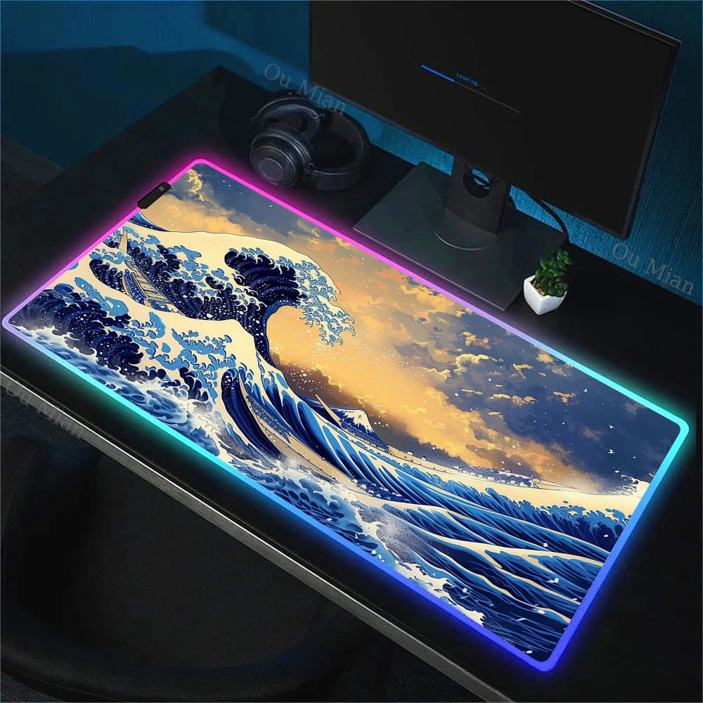 WaveArt RGB Gaming Desk Mat