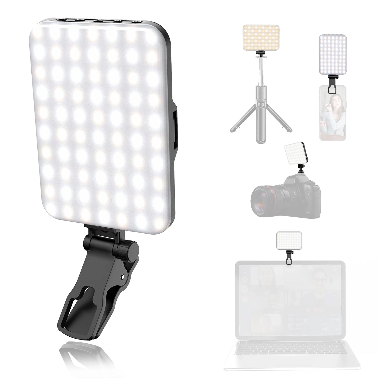 Selfie Light - 60 High-quality LED Beads Portable on Light for Phone/Tablet/Laptop