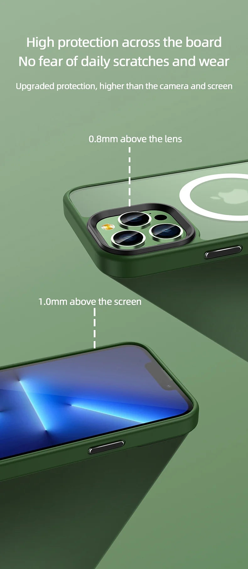 Matte Magsafe iPhone Case for Magnetic Charging