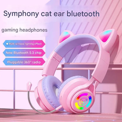 NekoSound RGB Cat Ear Gaming Headset