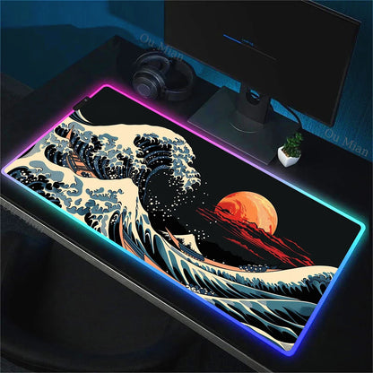 WaveArt RGB Gaming Desk Mat