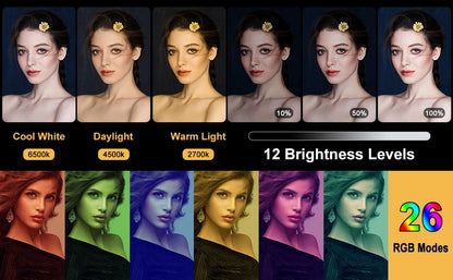 HaloRing Pro 10.5" RGB Desk Light