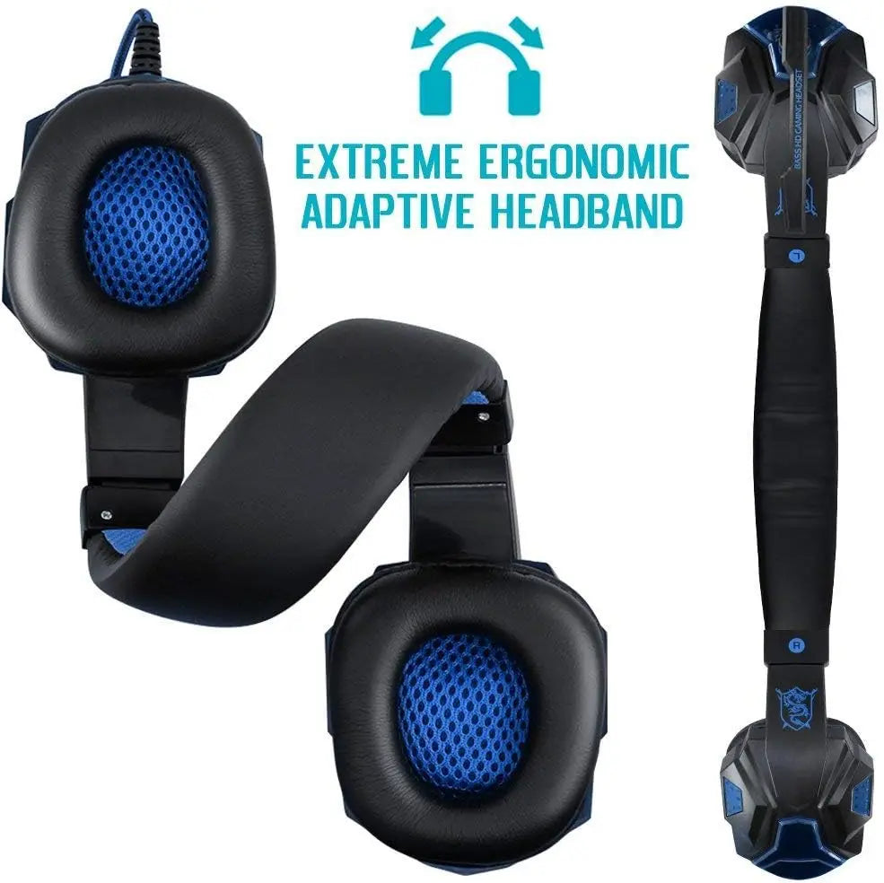 SonicWave LED Gaming Headset