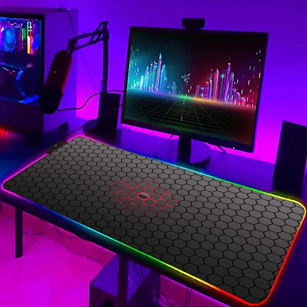GeoLux XXL RGB Gaming Desk Mat