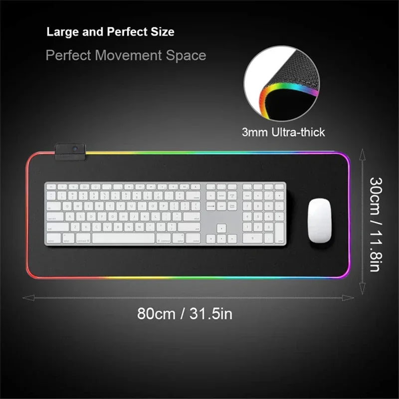 PixelPlay RGB Anime Desk Mat