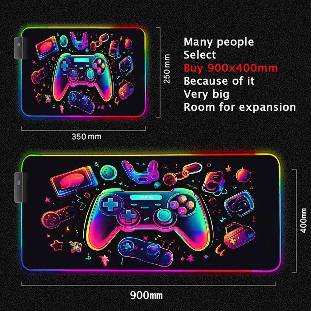 GamePad XXL RGB Desk Mat