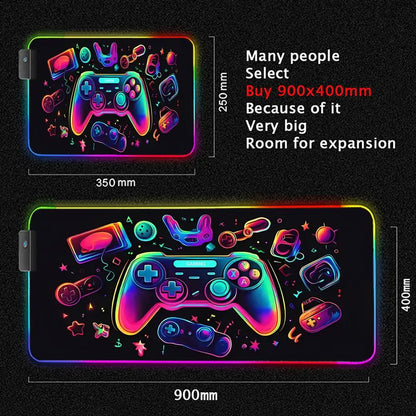 GamePad XXL RGB Desk Mat