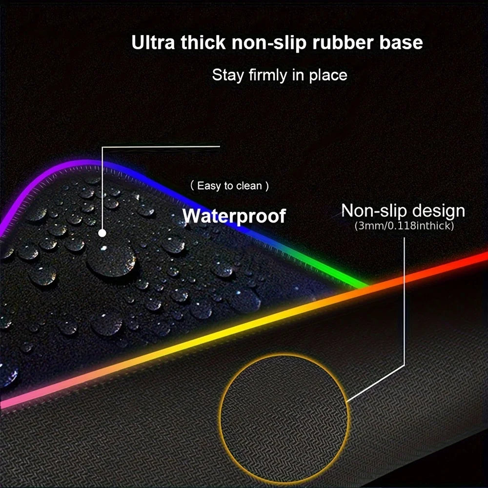 PokeGlow RGB Gaming Desk Mat