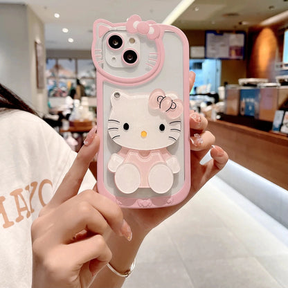 Sanrio Hello Kitty Phone Case with Mirror For iPhone
