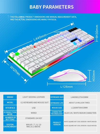 GameSync RGB Keyboard & Mouse Combo