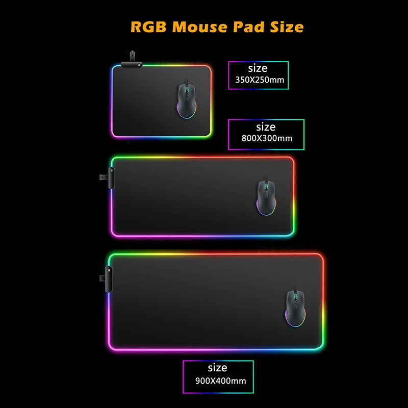 PokeGlow RGB Gaming Desk Mat