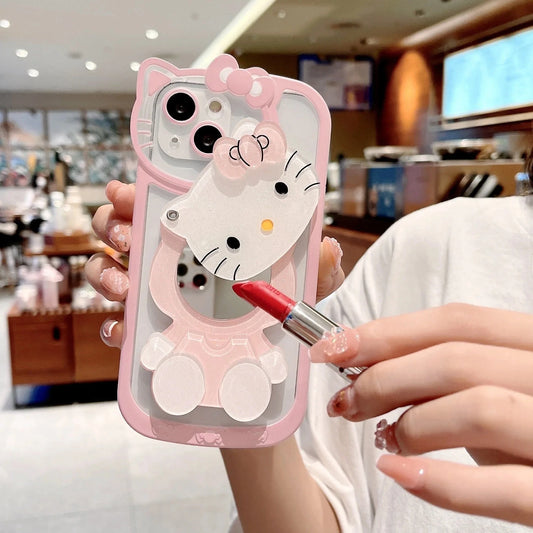 Sanrio Hello Kitty Phone Case with Mirror For iPhone