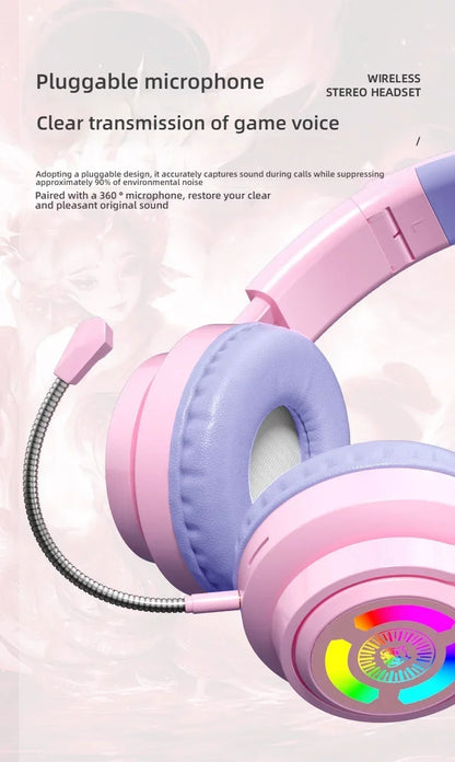 NekoSound RGB Cat Ear Gaming Headset