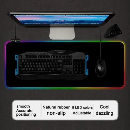 Ghost Face RGB Gaming Desk Mat
