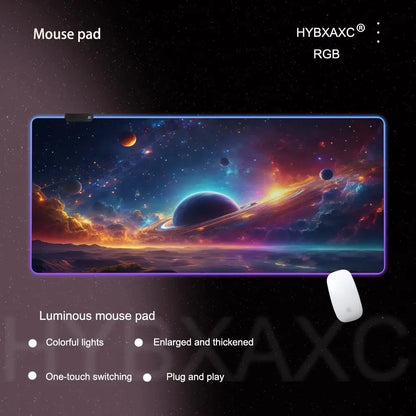 SolarSystem XXL RGB Gaming Desk Mat