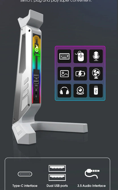 SoundSync RGB Headset Stand