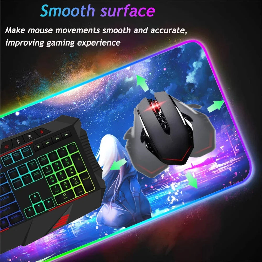 KittyGlow RGB Gaming Desk Mat