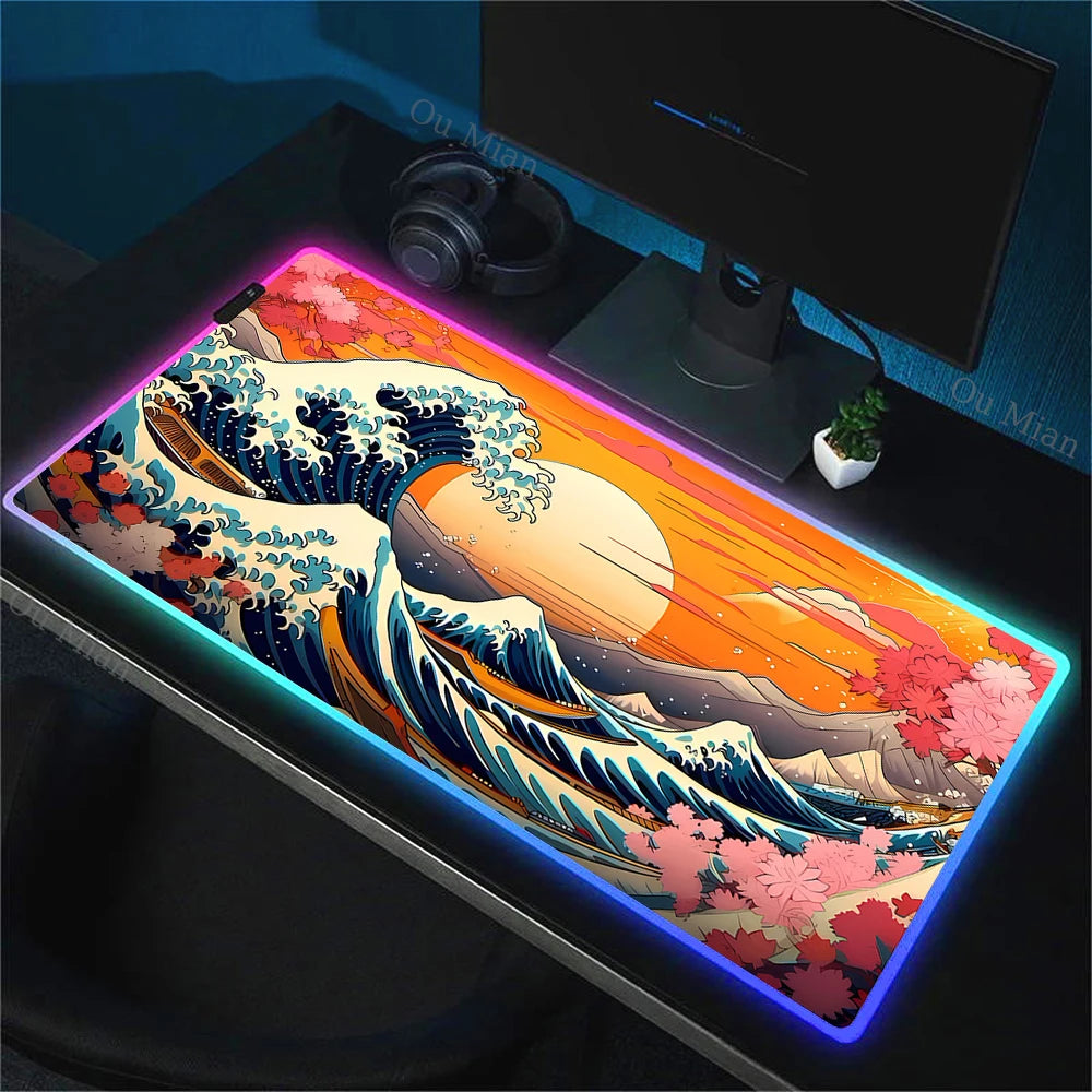 WaveArt RGB Gaming Desk Mat