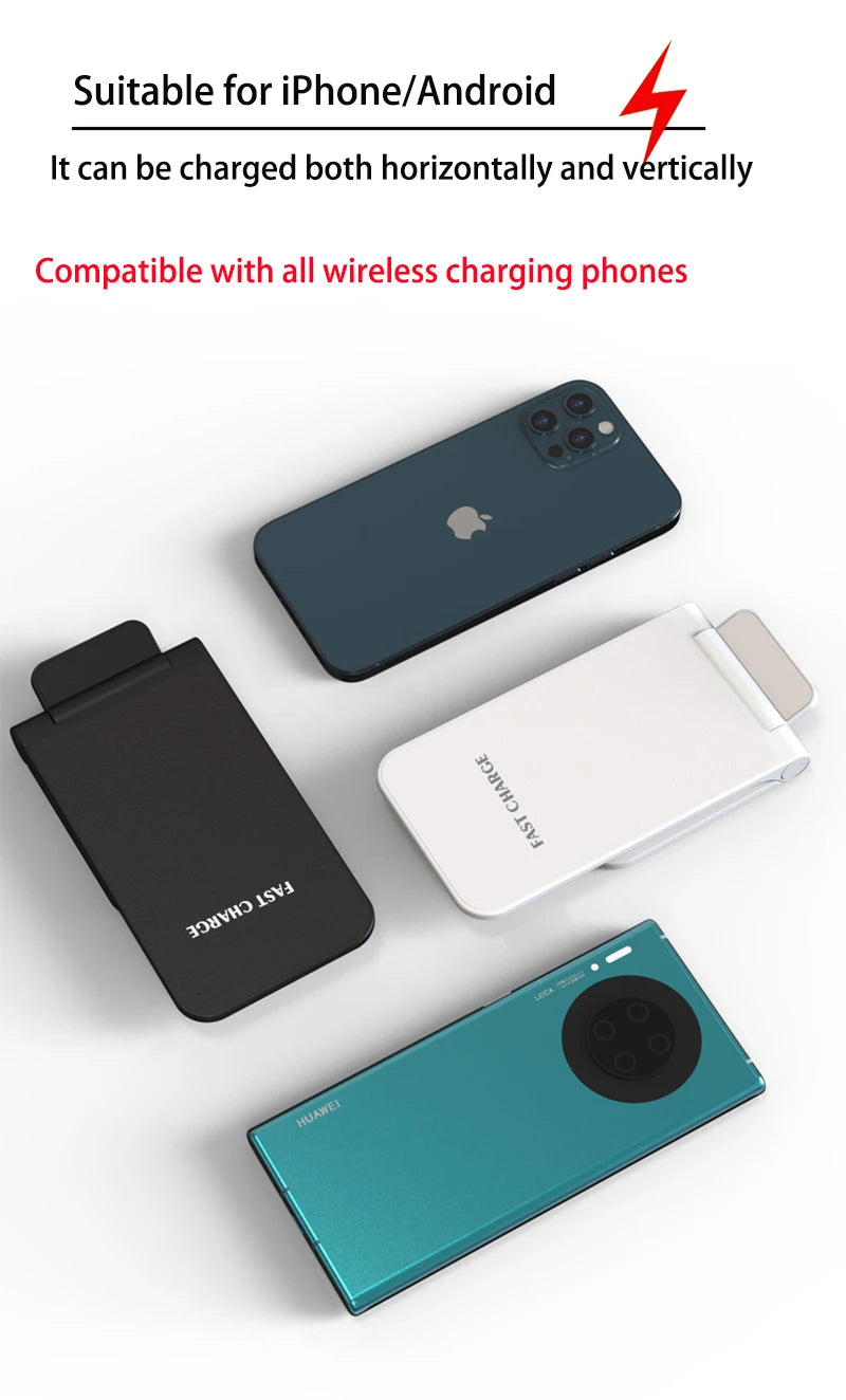 30W Foldable Wireless Charger Stand Pad For iPhone 15 14 13 12 11 X XS Samsung S22 S20 S10 Xiaomi Fast Charging Station