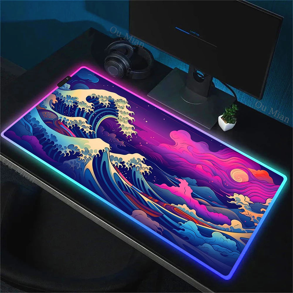 WaveArt RGB Gaming Desk Mat