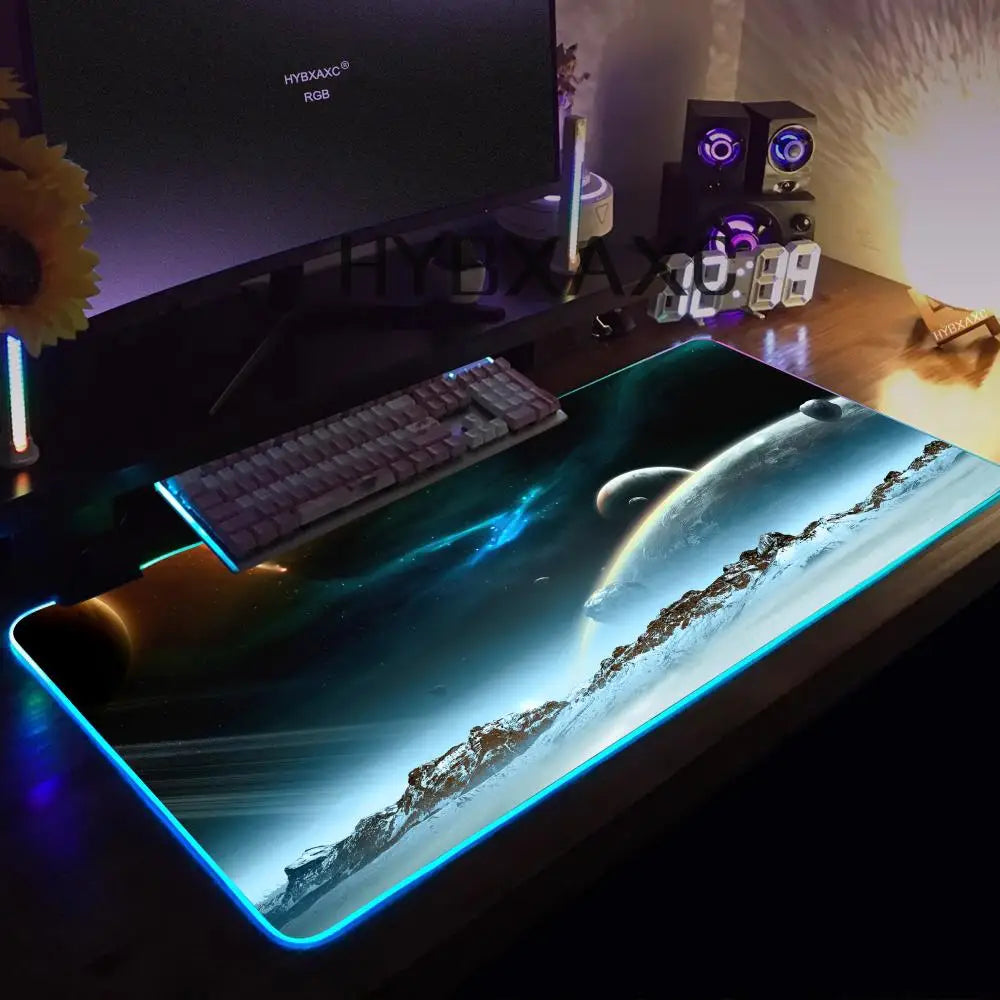 SolarSystem XXL RGB Gaming Desk Mat
