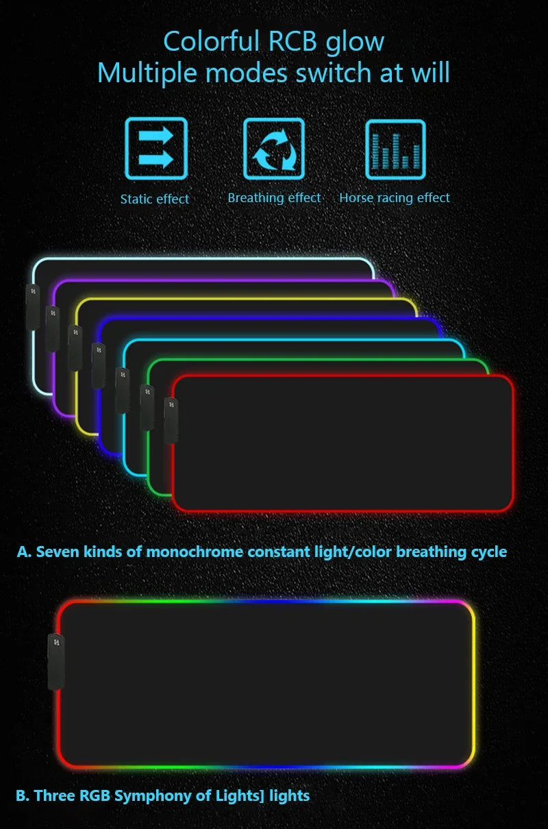 WaveArt RGB Gaming Desk Mat